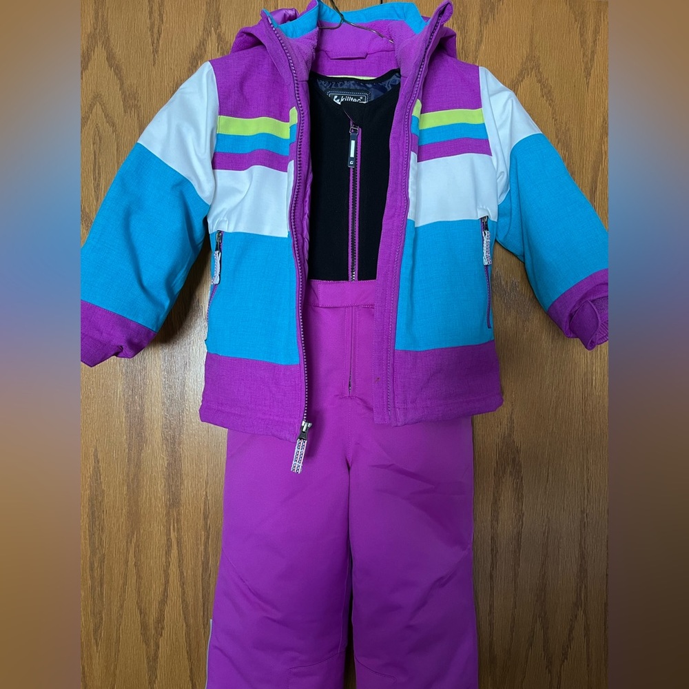 Little Kids’ Ski Jacket and Snow Bib Combo